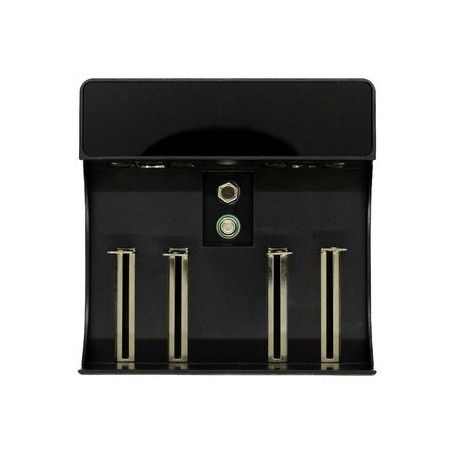 Cargador De Pilas Recargables Carga 4 Pilas AA AAA 18650 9V Con Display Puerto USB-C Tipo-C SEFE-407-L3AD