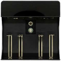 Cargador De Pilas Recargables Carga 4 Pilas AA AAA 18650 9V Con Display Puerto USB-C Tipo-C SEFE-407-L3AD