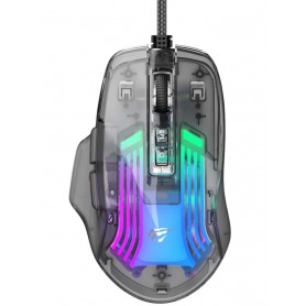 Mouse Con Cable USB Gamer Havit MS1011SE 6 Botones RGB