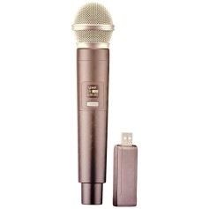 Microfono Inalambrico Para Karaoke Con Receptor USB Para Parlantes Bateria Recargable Havit SK852BT