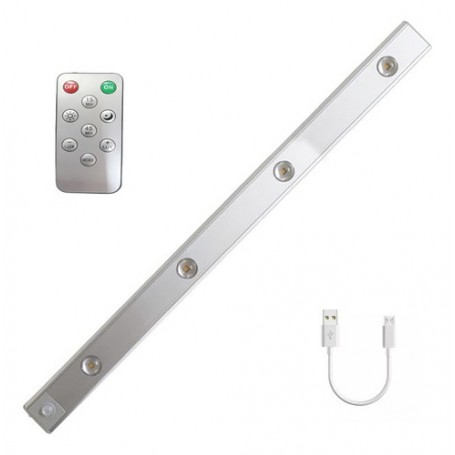 Barra De Luz Led Con Sensor & Control Remoto 60cm GX-408