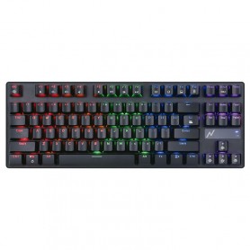 Teclado Mecanico Gamer Pc Retroiluminado Rgb Noga Ganon Teclado 80%