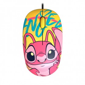Mouse Con Cable Xtech Stitch Yellow XTM-D40GST