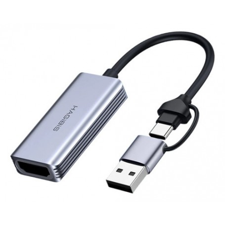 Capturadora Video Hagibis Hdmi Full Hd Usb Usb C 1080P UCH05