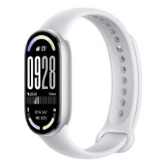 Reloj Inteligente Pulsera Smartwatch Xiaomi Smart Band 10 Medidor De Frecuencia Cardiaca Medidor De Oxigeno Sumergible Plateado