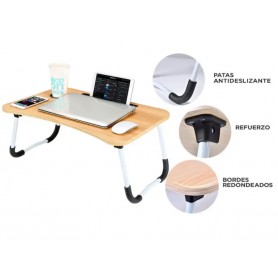 Mesa Portatil Plegable De Cama Para Notebook