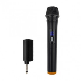 Microfono Inalambrico Para Karaoke Con Receptor Plug 6.5mm Para Parlantes Bateria Recargable Weisre DM-2207