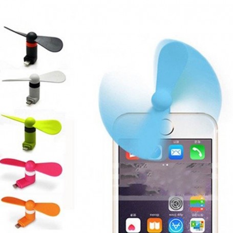 Ventilador Celular Mini Usb Iphone Android Samsung Colores