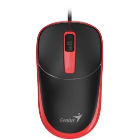 Mouse Con Cable USB Genius DX-123 Rojo