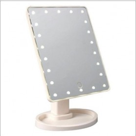 Espejo Rectangular Con Luz Led Recargable Hytoshy HT-301 Rotacion 360