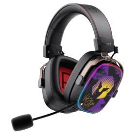 Auricular Vincha Gamer Inalambrico Bluetooth USB 2.4GHz Havit H2039BG PC PS4 PS5 XBOX
