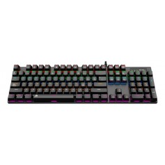 Teclado Mecanico Gamer PC Retroiluminado RGB Netmak Alliance Switch Outemu Blue