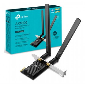 Placa De Red Wifi & Bluetooth 5.2 Pci-e Express Tp-link Archer TX20E AX1800 Wifi 6 Dual Band Doble Banda