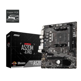 Mother MSI A520M-A Pro DDR4 AMD AM4 Series 3000 4000 5000