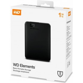 Disco Rigido externo portátil USB 3.0 1TB WD Elements SuperSpeed USB 3.2