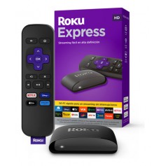 ROKU EXPRESS C/CONTROL REMOTO NETFLIX YOUTUBE HDMI Y RCA TV TUBO LED
