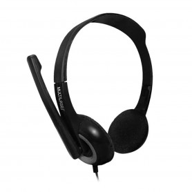 Auricular Vincha Con Microfono Multilaser PH-367 Mini Plug Auxiliar Jack 3.5mm PS4 Oficina PC Headset