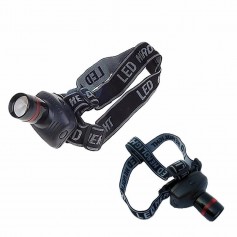 Linterna Minera Led Cree Raia Zoom Vincha Manos Libres