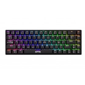 Teclado Mecanico Inalambrico Raptor Fireclaw M68 Retro Iluminado Outemu Red