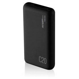 Power Bank Cargador Portatil Argomtech 20000mAh Conexion USB-C PD 2 Puertos USB-A
