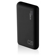 Power Bank Cargador Portatil Argomtech 20000mAh Conexion USB-C PD 2 Puertos USB-A