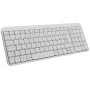 Teclado Inalambrico Con Bluetooth Logitech K250 Pebble Blanco