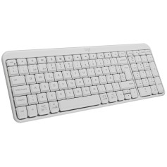 Teclado Inalambrico Con Bluetooth Logitech K250 Pebble Blanco