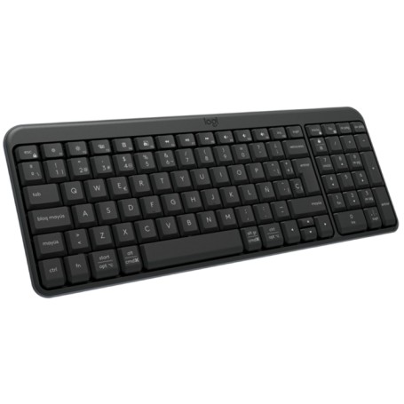 Teclado Inalambrico Con Bluetooth Logitech K250 Pebble Negro