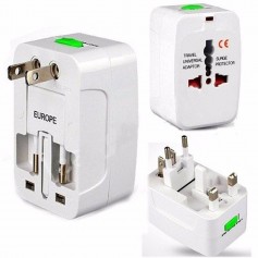 Adaptador Enchufe Universal Viajero Turismo 110V 220V