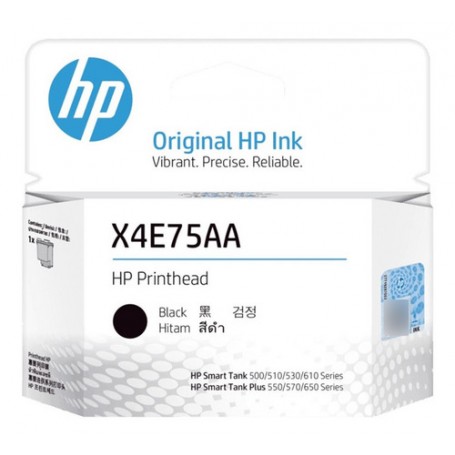 Cabezal Hp Smart Tank Series 200 500 600 700 5100 6000 7000 7300 7600 Ink X4E75AL Negro