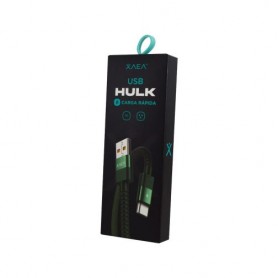Cable De Carga & Datos USB-C Tipo-C Type-C Only Hulk Mallado