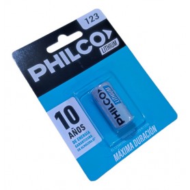 Pila Philco Cr123 Lithium 3v