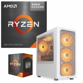 Pc Armada Gamer Ryzen 7 5700G AM4 SSD 512GB Memoria Ram DDR4 16GB Fuente Certificada 500W 80 Plus Bronce Windows 11