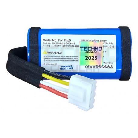 Bateria Para Parlante JBL Flip 5 5200mAh CS-JMF500SC Bateria Para Parlante JBL Flip 5 5200mAh CS-JMF500SC