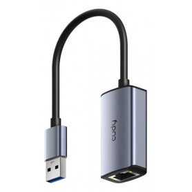 Adaptador USB 3.0 Macho A RJ45 Adaptador Ethernet Gigabit Cudy UE10A