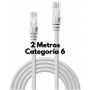 Cable De Red Patchcord UTP RJ45 Categoria 6 Cat6 Interior 2mts