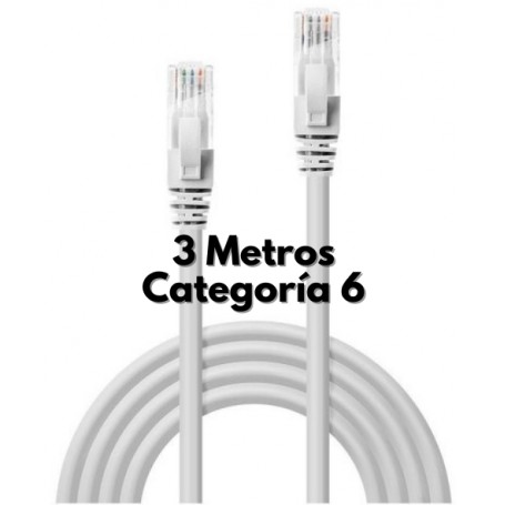 CABLE PATCHCORD 3MTS UTP RJ45 CABLE DE RED KOLKE
