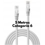 Cable De Red Patchcord UTP RJ45 Categoria 6 Cat6 Interior 5mts