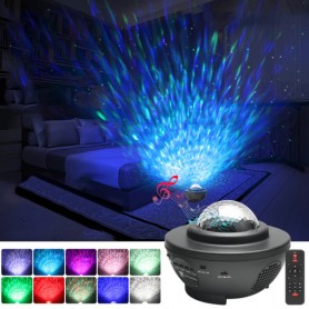Proyector De Estrellas Seisa Velador Led Con Parlante Bluetooth LED-B45G