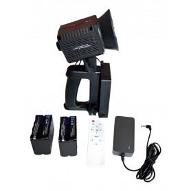 Luz Para Fotografia De Mano Con Doble Bateria Seisa LJ-60W
