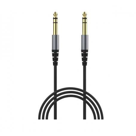 Cable De Audio 6.35mm Macho A Macho 1.5mt XC-S5015