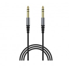 Cable De Audio 6.35mm Macho A Macho 1.5mt XC-S5015