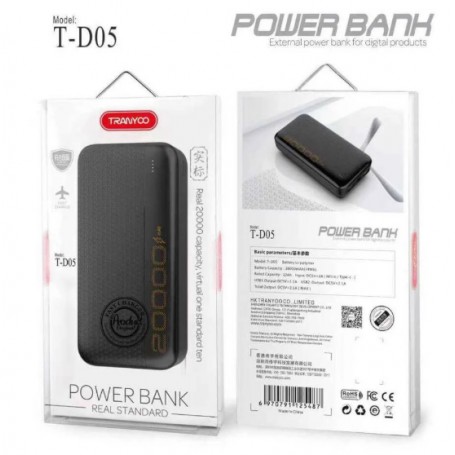 Power Bank Cargador Portatil Tranyoo T-K02 20000mAh Power Bank Cargador Portatil Tranyoo T-K02 20000mAh