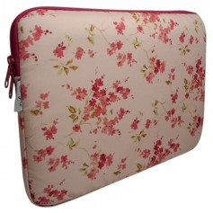 Funda Notebook 14" Flores Rosas Con Bolsillo SignoTech 101014