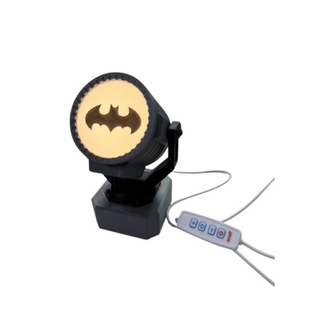 Velador Lampara 3d Batman Batiseñal Luz Led Calida Fria Velador Lampara 3d Batman Batiseñal Luz Led Calida Fria
