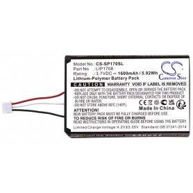 Bateria Para Joystick De PS5 Playstation 5 Dualsense CS-SO190SL 1600mAh 3.7V 5.92Wh