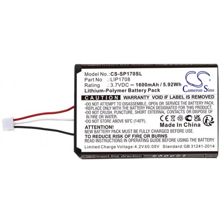 Bateria Para Joystick De PS5 Playstation 5 Dualsense CS-SO190SL 1600mAh 3.7V 5.92Wh