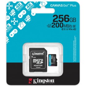 Memoria Micro SD Kingston 256Gb Clase 10 Canvas Go! Plus SDCG4 200mb/s