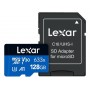 Memoria Micro SD 128GB Clase 10 Lexar V30 A1 U3 633x