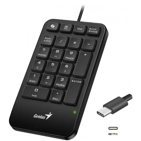 Teclado Pad Numerico Con Cable Genius NumPad 125 Numeric Keyboard